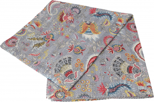 Quilt, Quilt, Bedspread Bedspread, Embroidered Cloth, Indian Bedspread, Bedspread - Pattern 43 - 275x225 cm