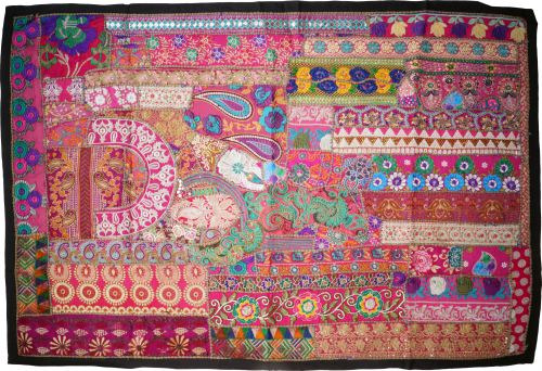 Indian tapestry patchwork wall hanging, single piece 150*100 cm - pattern 9