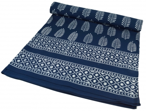 Block print bedspread, bed sofa throw, handmade wall hanging, wall scarf - Design 12