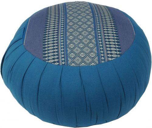 Round meditation cushion Yoga cushion, seat cushion, floor cushion, decorative cushion - turquoise - 20x35x35 cm Ø35 cm