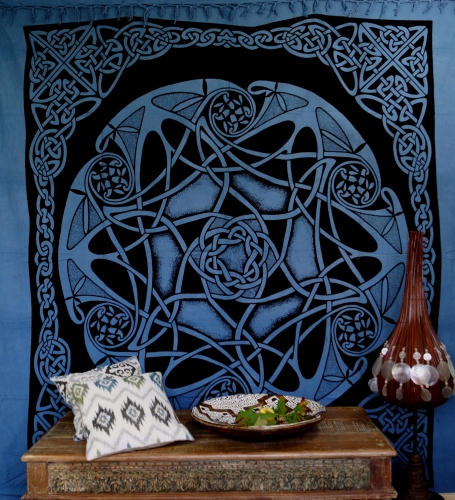 Wall hanging, wall scarf, mandala, bedspread Celtic - Design 23 - 220x190 cm