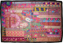 Indian tapestry patchwork wall hanging, single piece 150*100 cm -..
