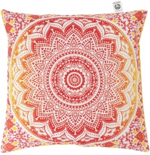 Pillowcase Sun - Mandala, printed boho pillowcase - orange