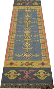 Oriental coarsely woven kilim carpet 250*80 cm - Pattern 4
