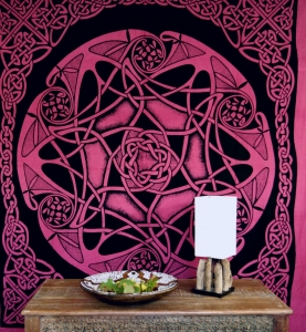 Wall hanging, wall scarf, mandala, bedspread Celtic - Design 15 - 220x190 cm
